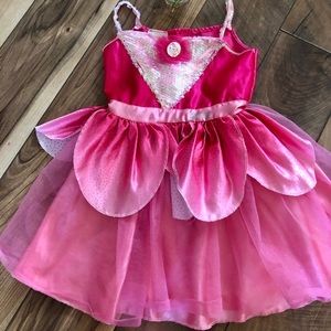 Barbie pink dress up costume toddler girl dress
